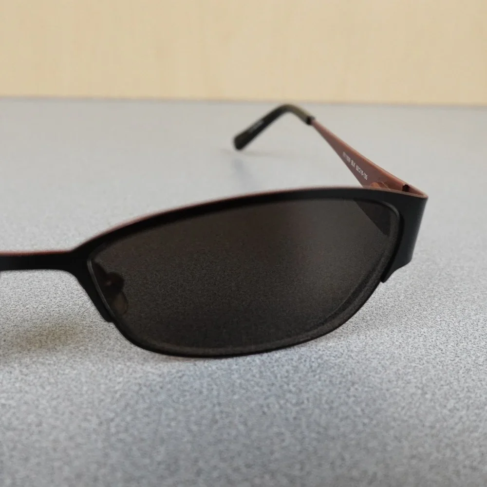 Guess Eyeglasses Womens GU2329 BLK Metal Black Red Frames 52-16-135